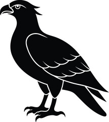 vector illustration of an eagle