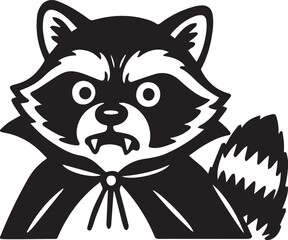 halloween raccoon vampire