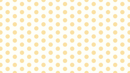 Seamless yellow polka dot pattern on cream background. Ideal for baby shower designs, kids party themes, wrapping paper, nursery prints, fabric, scrapbooking, and cheerful vintage-style projects.