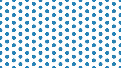 Seamless dark blue polka dot pattern on white background. Perfect for classic retro designs, kids party themes, fabric prints, wrapping paper, scrapbooking, and nautical or vintage-style projects.