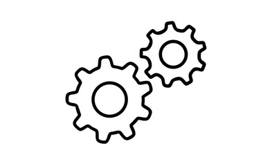 Two interlocked gear illustrating mechanics and engineering concepts