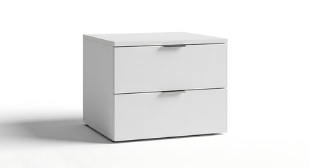 3D render catalog illustration of modern wooden and metal business office, kitchen, and wardrobe storage cabinet furniture with open drawers for files and documents