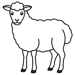 Simple Sheep Vector