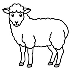 Simple Sheep Vector