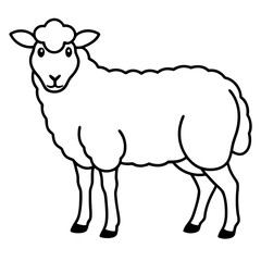 Simple Sheep Vector