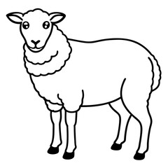 Simple Sheep Vector