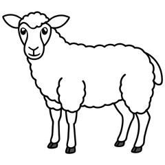 Simple Sheep Vector
