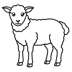 Simple Sheep Vector