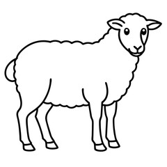 Simple Sheep Vector
