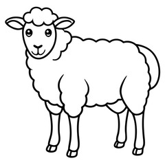 Simple Sheep Vector