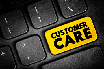 Customer Care - process of looking after customers to best ensure their satisfaction and...