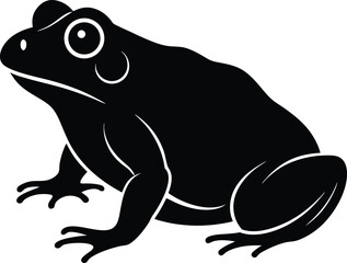 vector illustration of a frog