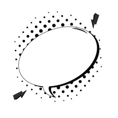 hand drawn effects comic speech bubbles.