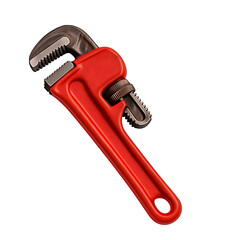 Red Pipe Wrench Tool