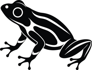 vector illustration of a frog