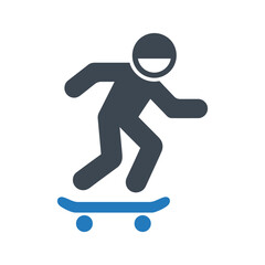 Skateboarder icon