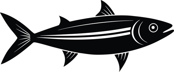 vector illustration of a fish