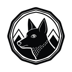 Dingo Head Outback Frame Australian Wildlife Art