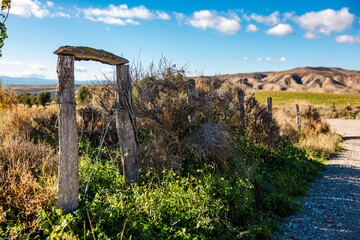 wooden frame door in wilderness © Markus Rieder