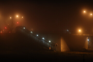 Ethereal Night Fog