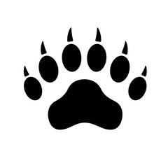 Animal Track: A bold, close-up shot of a detailed animal track, depicting the essence of the wild and evoking a sense of mystery and adventure in the heart of the wilderness.