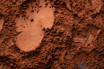 Cocoa powder chocolate texture background