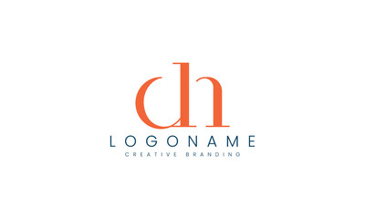 Minimalist CH Logo for Branding and Identity.