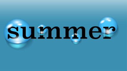summer banner.summer inscription.summer screensaver