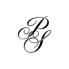 Elegant PS Monogram Logo Design,  perfect for luxury branding, boutique identity, or personal logo designs.