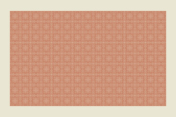 The vector pattern displays gradient brown tiles in a harmonious arrangement, perfect for wallpaper, floor tiling, or warm architectural background visuals.

