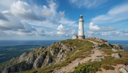 lighthouse on the coast