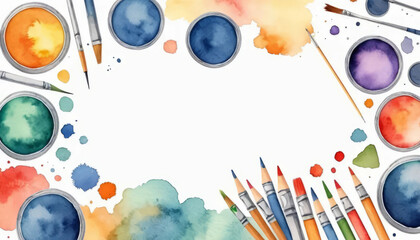 abstract watercolor background