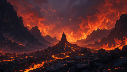 fire in the mountains