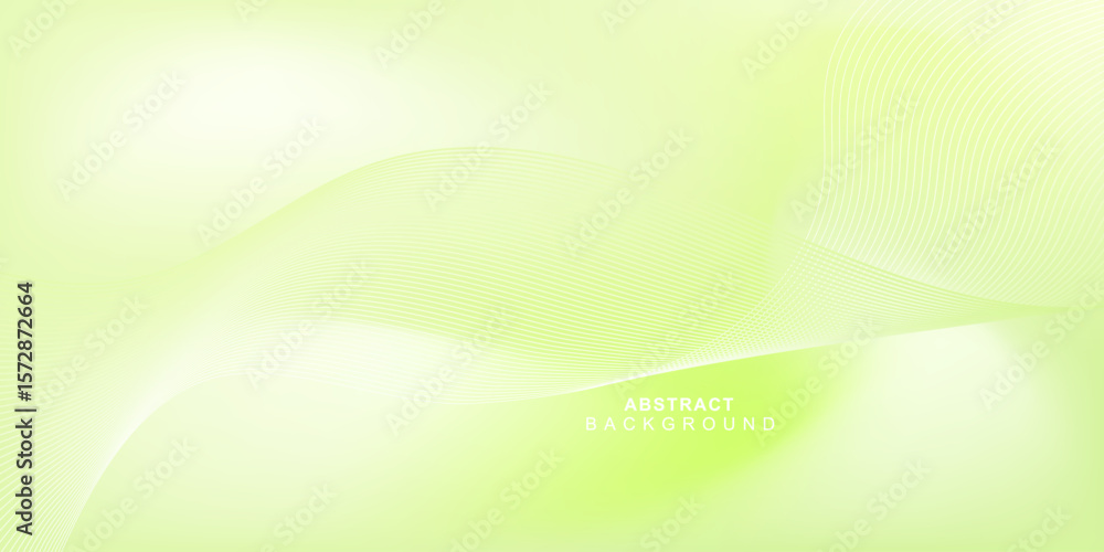 Poster abstract yellow pastel wave background with gentle curves and soft light effects. bright and cheerfu