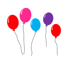 Cinco De Mayo Colorful Balloons