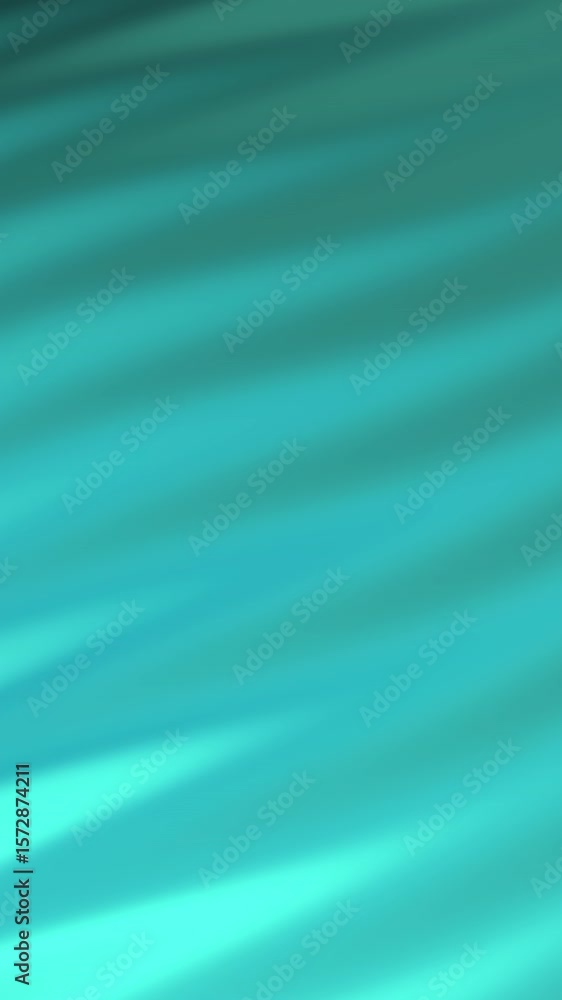 Poster abstract turquoise light and shadow animation with a sense of movement and fluidity