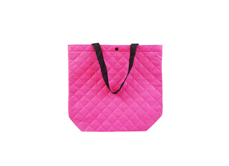 Pink Canvas Tote Bag Eco-friendly Reusable Shopping Bag  PNG transparent.