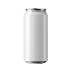 Blank aluminum can design, perfect for customization, Isolated on transparent Background.