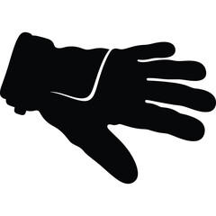 Warm Winter Gloves Silhouette  Perfect for Cold Weather Protection