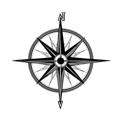 Compass rose vector image, compass png image, compass direction illustration   white background in PNG format.