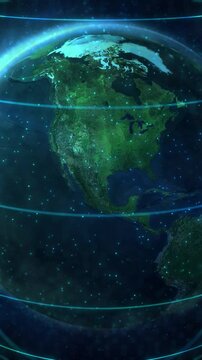 Digital sphere around the Earth, globalization and technological progress