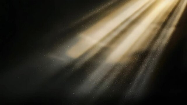 Radiant light bursts forth from darkness, casting a divine glow, and igniting curiosity. Witness a spectacle of radiant rays against a somber backdrop.