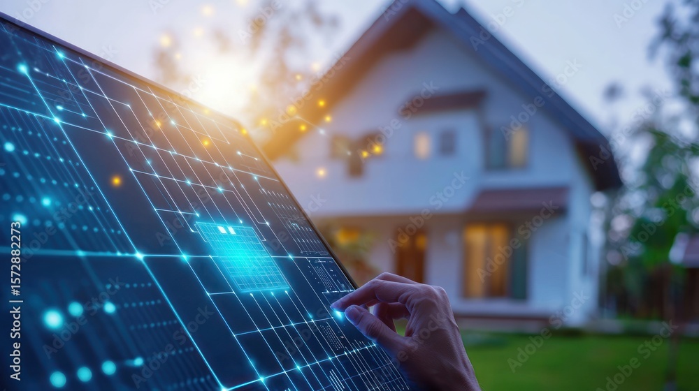Poster smart home technology: controlling your house with a single touch