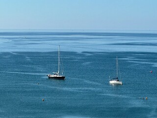 sailboat on the sea