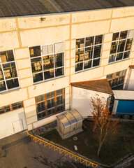 Siauliai, Lithuania - 15th november, 2024: aerial view facilities of Baltik vairas - full-service...