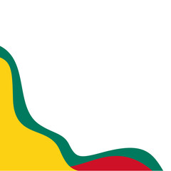 Cameroon Independence Day Corner Border