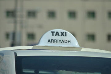 taxi car on the alriyadh city