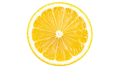 citrus orange in wheel slice transparent png cutout isolated on white 