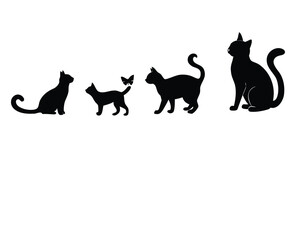 black cat silhouette