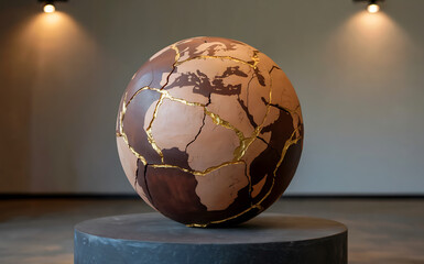 globe earth map on the table